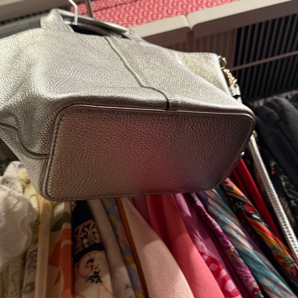 Banana Republic Silver Women's Bag Leather - Picture 3 of 9